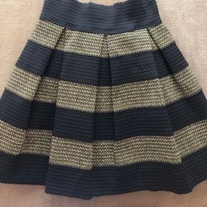 black and gold skirt